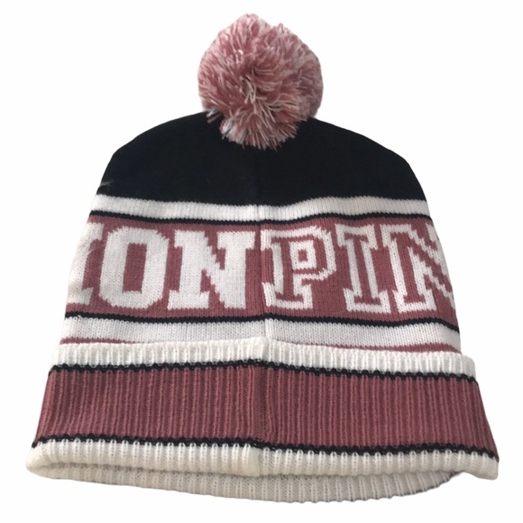 PINK Victoria's Secret Accessories - PINK Pom Pom Hat
